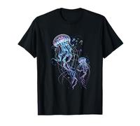 Méduse Medusa Jellies Blue Marine Sea Ocean Diver Surfer T-Shirt