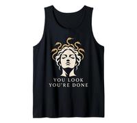 Méduse Mythologie féministe Medusa Minimal Dark Féminin Débardeur