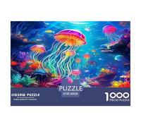 Meduse Puzzle De 1000 Pièces : pour Toute La Famille, Un Jeu Qui Combine Amusement, Apprentissage Et Liens Affectifs.