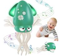 Méduse Qui Marche Bebe Dansant chanter évitement automatique rechargeable avec LED et musique Jouet Bebe 6-36 Mois Vert