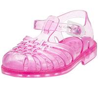 Méduse - Sandale fille en plastique rose pailleté