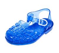 Méduse - Sandales en plastique bleu translucide - Bleu - 28