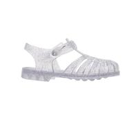 Méduse® Sandales en Plastique - Modèle Sunmif Mat - Chaussures pour Adulte - Sandale de Plage/Mer/Été - Antidérapante (Argent Pailleté, Système Taille Chaussures EU, Adulte, Numérique, Moyen, 40)