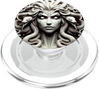 Méduse x Serpent Serpent x Déesse Grecque PopSockets PopGrip pour MagSafe