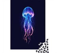 Méduses Puzzle 1000 Pièces, Puzzle pour Adultes, Puzzle Impossible, Jeu D'adresse pour Toute La Famille, Puzzle De DécoSourision D'intérieur.1000pcs (75x50cm)
