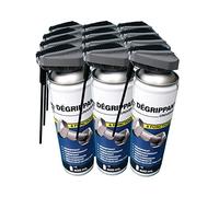 Méduze - Lot 12 x dégrippant universel 6 fonctions 400mL - Haute performance - Déblocage et lubrification - Antifriction - Professionnel