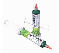 Méduze - Lot 2 x seringue de graisse verte renforcée 25 g - Au lithium/calcium - Extrême pression - Grade 2 - Professionnelle