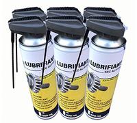 Méduze - Lot 6 x lubrifiant sec au PTFE 500mL - Propre et non gras - Anti-friction - Longue durée - Polyvalent - Professionnel