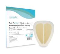 MedVanceTM Pansement adhésif hydrocolloïde à bordures, sacral, 15 cm x 17.5 cm Boîte de 5 pansements