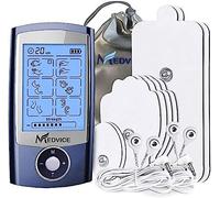 MEDVICE Rechargeable Tens Unit Muscle Stimulator, 2nd Gen 16 Modes & 8 Upgraded Pads for Natural Pain Relief & Management, FDA Cleared Electric Pulse Impulse Mini Massager Machine