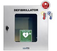 MEDX5 SmartCase SC1230 Coffret mural DEFI extérieure avec alarme, avec éclairage, avec ventilation, avec chauffage gris acier