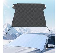 MEDZUK Compatible avec Renault Trafic III 3 2014-2023 2024 Couverture Pare Brise Voiture Repliable, 4 Couches de Protection Bâche Pare Brise Hiver, Utilisation Toute l'année Anti Givre Neige, UV