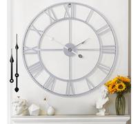 Mee 2ou Horloge Murale Design Moderne et Vintage, Silencieuse sans Tic-Tac, Grande Horloge Murale Géante XXL, Disponible en 40 cm, 47 cm, 60 cm, 80 cm, 100 cm, Idéale pour Le Salon Cuisine Bureau