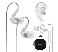 MEE audio Sport-Fi M6 Écouteurs intra-auriculaires à isolation acoustique et fils mémoire Transparent