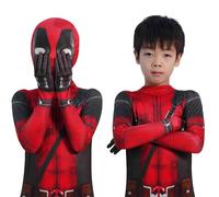 meec Combinaison d'Halloween Heroes 2024 - Costume de cosplay - Imprimé 3D - Combinaison avec casque pour garçons - Costume de cosplay - Pour enfants garçons
