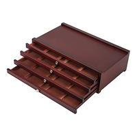 MEEDEN Boite Rangement à 4 Tiroirs En Hêtre Polyvalente Pour Peinture, Crayons, Stylos, Pinceaux, Tubes