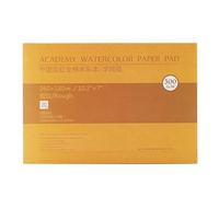 MEEDEN Carnet Aquarelle 26 x 18cm : 20 Feuilles de Carnet de Papier Aquarelle 100% Coton - Grain Torchon - 300 gsm Bloc de Papier Aquarelle sans Acide pour Aquarelle Gouache Encre