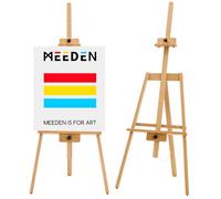 MEEDEN Chevalet d'art pour peinture - Chevalet réglable en bois de hêtre pouvant contenir une toile jusqu'à 109,2 cm - d'artiste en bois pour adultes - Affichage d'affiche de mariage