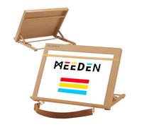 MEEDEN Chevalet de bureau portable : Chevalet de table A3 avec bandoulière - Support de dessin et d’esquisse réglable en hauteur sur 5 positions