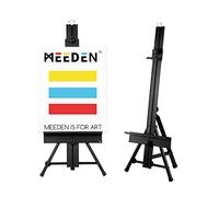 MEEDEN Chevalet de table pour peinture et affichage, chevalet de peinture d'art en aluminium de qualité supérieure, chevalet de peinture portable pour peinture sur toile, chevalet trépied de bureau