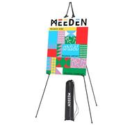 MEEDEN Chevalet d'exposition, chevalet d'exposition artistique de 63", chevalet trépied instantané en métal avec sac, chevalet pliant portable pour l'affichage de la peinture sur toile, des affiches