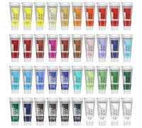 MEEDEN Kit de Peinture Acrylique: 100 ml x 40 Tubes Peintures Acryliques Epaisses - Kit de Peinture Acrylique y Compris 36 Couleurs et 4 Blanc Titanes pour Toile Art Peinture