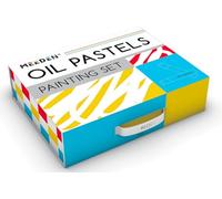 MEEDEN Lot de 102 pastels à l'huile douce avec 72 couleurs et 6 pastels blancs - Crayons à huile tout-en-un avec papier, couteau à palette, ruban de masquage - Fournitures d'art pour artistes