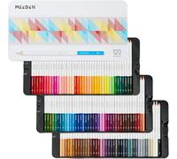 MEEDEN Lot de 120 Crayons de Couleur pour Artistes Adultes | Crayons de couleur haute pigmentation pour arts et bricolage-Application douce, mélange et superposition des couleurs faciles