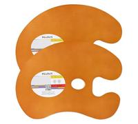 MEEDEN Lot de 2 Plateaux de mélange de Couleurs en Bois de Tilleul pour aristes, Amateurs et débutants