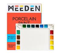 MEEDEN Palette de Peinture Acrylique 18 puits, pour Aquarelle, Gouache, Peinture à l'huile, Rectangle 20,3 x 13,8 cm