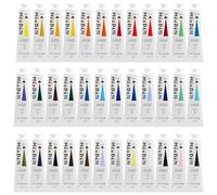 MEEDEN Peinture à l'Huile Kit - 36 Couleurs x 170ml/5.7oz Tubes Professionnels pour Adulte - Peinture Huile Artiste pour Tableau Verre Bois Toile