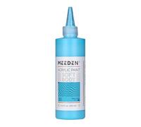 MEEDEN Peinture Acrylique Bleu Pale: 250ml/8.45oz Peinture Acrylique Pouring en Vrac dans un Flacon Compressible - Peintures Liquide pour Adultes Artistes Canvas Art Painting