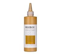 MEEDEN Peinture Acrylique Jaune Ocre: 250ml/8.45oz Peinture Acrylique Pouring en Vrac dans un Flacon Compressible - Peintures Liquide pour Adultes Artistes Canvas Art Painting