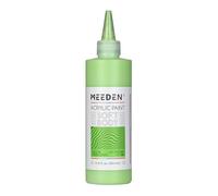 MEEDEN Peinture Acrylique Jaune Vert: 250ml/8.45oz Peinture Acrylique Pouring en Vrac dans un Flacon Compressible - Peintures Liquide pour Adultes Artistes Canvas Art Painting