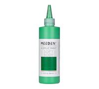 MEEDEN Peinture Acrylique Lumière Verte: 250ml/8.45oz Peinture Acrylique Pouring en Vrac dans un Flacon Compressible - Peintures Liquide pour Adultes Artistes Canvas Art Painting