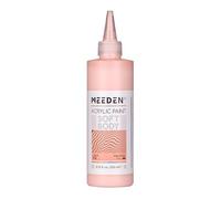 MEEDEN Peinture Acrylique Rose Pâle: 250ml/8.45oz Peinture Acrylique Pouring en Vrac dans un Flacon Compressible - Peintures Liquide pour Adultes Artistes Canvas Art Painting