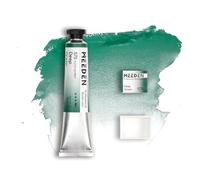 MEEDEN Peinture Aquarelle Professional Artist : Vert Profond - Tube Aquarelle de 15 ml/0,5 oz, Pigment Semi-Humide et Demi-Moule Vide Assorti pour les Artistes Pros