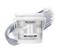 MEEDEN Peinture Argentée Acrylique: 1L /33.8 oz Peinture Acrylique Métallisée Epaisse avec Finition Brillante - Pigment Argentée Extérieur pour Adultes Artistes