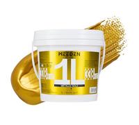 MEEDEN Peinture Dorée Acrylique: 1L /33.8 oz Peinture Acrylique Or Epaisse avec Finition Brillante - Pigment Dorée Métallisée Extérieur pour Bois Textile Mur