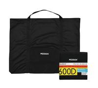 MEEDEN Portfolios d’Artiste Cas 45 X 60 cm, Imperméable, 600D Oxford Cloth, Portefeuille d'art Noir, Porte-Documents pour œuvres d'art, Dessin, Toile, Photographie