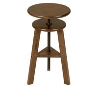 MEEDEN Tabouret à Peindre en Noyer: 48-66cm Tabouret d'artiste Réglable en Hauteur, Tabouret d'art en Bois de Hêtre, Tabouret Pivotant, Chaise de Bureau, Parfait pour Le Studio, Maison, Bars