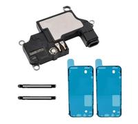 MEEFIX Oreillette haut-parleur pour iPhone 13 Pro - Restaure l'audio d'appel silencieux, silencieux ou craquelé - Joint d'écran renouvelle le joint anti-poussière d'usine - 2 mailles et 2 joints