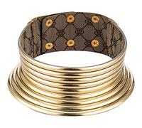 meekoo Collier Africain Collier Punk Gothique Chunky Colliers Dorés pour les Femmes Hommes Cadeau d’Anniversaire de Noël