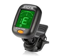 MEELAND Mini accordeur de guitare à clipser pour guitare/basse/ukulélé et violon/écran LCD couleur anti-interférence/batterie incluse) Mise hors tension automatique