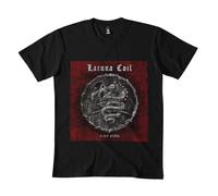 MEELOVE Lacuna-Coil-Black-Anima-Album-Tour-2020-mendagri-Slim-Fit-t-Shirt-bl Black 3XL