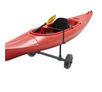 MEELRYD Chariot de transport pour canoë en aluminium avec 2 roues | Chariot de transport pour kayak, capacité de charge 45 kg, pour canoë, kayak, planche SUP, construction stable avec grandes