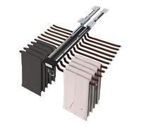 MEELRYD Cintre extensible multifonction avec 22 bras, porte-pantalons, peu encombrant, suspension de pantalon avec amortisseur silencieux pour suspendre différents vêtements