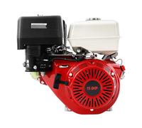 MEELRYD Moteur à essence 15 CV 9,7 kW - Moteur 420 cc 4 temps - Moteur à essence - Démarreur à câble - Refroidi par air - Moteur monocylindre pour pompes à eau, karts, mini-motos