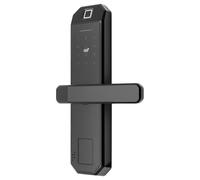 MEELRYD Serrure de porte électronique intelligente, étanche, serrure intelligente, 200 combinaisons d'empreintes digitales et de mots de passe, temps de veille extrêmement long, pour hôtel familial