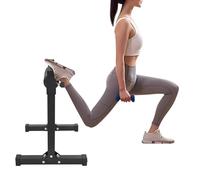 MEELRYD Support bulgare Split Squat - Roulette squat - 9 niveaux réglables - Avec rouleau en mousse et coussinets antidérapants - Pour la maison, la salle de sport, la musculation des jambes